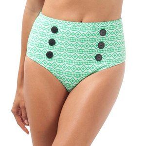 Chicama High Waist Bikini Bottom in Porto